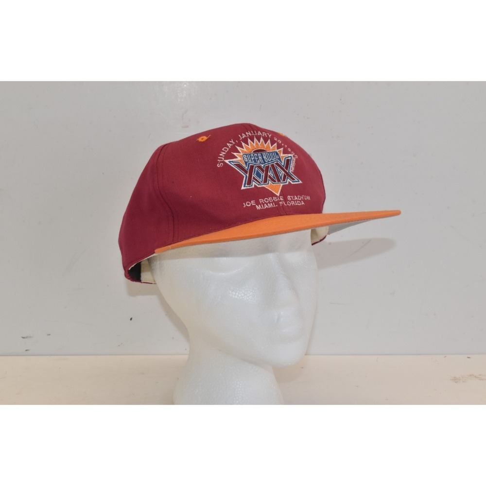 Vintage 1995 New Era Pro Super Bowl XXIX 29 Hat Cap 49ers Stretch Fit NWT